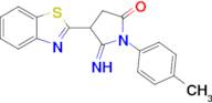 4-(1,3-benzothiazol-2-yl)-5-imino-1-(4-methylphenyl)pyrrolidin-2-one