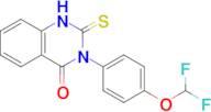 3-[4-(difluoromethoxy)phenyl]-2-sulfanylidene-1,2,3,4-tetrahydroquinazolin-4-one