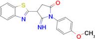 4-(1,3-benzothiazol-2-yl)-5-imino-1-(4-methoxyphenyl)pyrrolidin-2-one