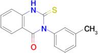 3-(3-methylphenyl)-2-sulfanylidene-1,2,3,4-tetrahydroquinazolin-4-one