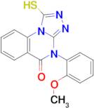 1-Mercapto-4-(2-methoxyphenyl)-[1,2,4]triazolo[4,3-a]quinazolin-5(4h)-one