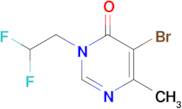 5-Bromo-3-(2,2-difluoroethyl)-6-methylpyrimidin-4(3h)-one