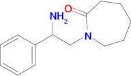1-(2-Amino-2-phenylethyl)azepan-2-one