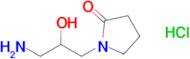 1-(3-Amino-2-hydroxypropyl)pyrrolidin-2-one hydrochloride