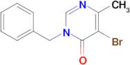 3-Benzyl-5-bromo-6-methylpyrimidin-4(3h)-one