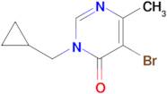 5-Bromo-3-(cyclopropylmethyl)-6-methylpyrimidin-4(3h)-one