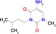 5-Amino-3-isopentyl-1-methylpyrimidine-2,4(1h,3h)-dione