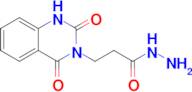 3-(2,4-Dioxo-1,4-dihydroquinazolin-3(2h)-yl)propanehydrazide