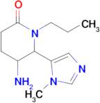 5-Amino-6-(1-methyl-1h-imidazol-5-yl)-1-propylpiperidin-2-one