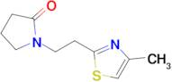 1-(2-(4-Methylthiazol-2-yl)ethyl)pyrrolidin-2-one