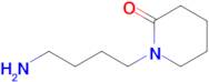 1-(4-Aminobutyl)piperidin-2-one