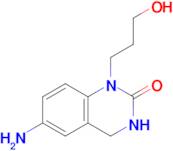 6-Amino-1-(3-hydroxypropyl)-3,4-dihydroquinazolin-2(1h)-one