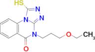 4-(3-Ethoxypropyl)-1-mercapto-[1,2,4]triazolo[4,3-a]quinazolin-5(4h)-one