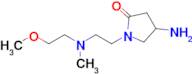 4-Amino-1-(2-((2-methoxyethyl)(methyl)amino)ethyl)pyrrolidin-2-one