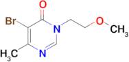 5-Bromo-3-(2-methoxyethyl)-6-methylpyrimidin-4(3h)-one