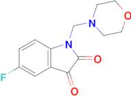 5-Fluoro-1-(morpholinomethyl)indoline-2,3-dione