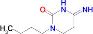 1-butyl-4-imino-1,3-diazinan-2-one