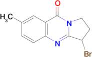 3-Bromo-7-methyl-2,3-dihydropyrrolo[2,1-b]quinazolin-9(1h)-one