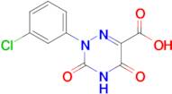 2-(3-Chlorophenyl)-3,5-dioxo-2,3,4,5-tetrahydro-1,2,4-triazine-6-carboxylic acid