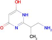 2-(1-aminopropan-2-yl)-6-hydroxy-1,4-dihydropyrimidin-4-one