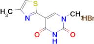 1-Methyl-5-(4-methylthiazol-2-yl)pyrimidine-2,4(1h,3h)-dione hydrobromide