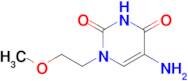 5-Amino-1-(2-methoxyethyl)pyrimidine-2,4(1h,3h)-dione