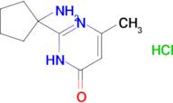 2-(1-Aminocyclopentyl)-6-methylpyrimidin-4(3h)-one hydrochloride