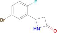 4-(5-Bromo-2-fluorophenyl)azetidin-2-one