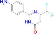 2-(4-Aminophenyl)-6-(difluoromethyl)pyrimidin-4(3h)-one