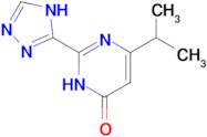 6-Isopropyl-2-(4h-1,2,4-triazol-3-yl)pyrimidin-4(3h)-one