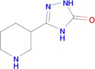 5-(Piperidin-3-yl)-2,4-dihydro-3h-1,2,4-triazol-3-one