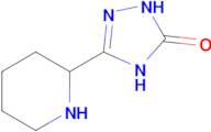 5-(Piperidin-2-yl)-2,4-dihydro-3h-1,2,4-triazol-3-one
