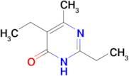 2,5-Diethyl-6-methylpyrimidin-4(3h)-one