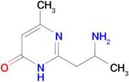 2-(2-Aminopropyl)-6-methylpyrimidin-4(3h)-one