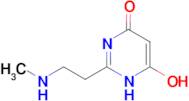 6-hydroxy-2-[2-(methylamino)ethyl]-1,4-dihydropyrimidin-4-one