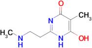 6-hydroxy-5-methyl-2-[2-(methylamino)ethyl]-1,4-dihydropyrimidin-4-one