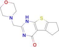 10-[(morpholin-4-yl)methyl]-7-thia-9,11-diazatricyclo[6.4.0.0²,⁶]dodeca-1(8),2(6),10-trien-12-one