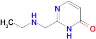 2-((Ethylamino)methyl)pyrimidin-4(3h)-one