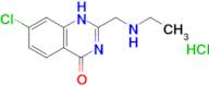 7-chloro-2-[(ethylamino)methyl]-1,4-dihydroquinazolin-4-one hydrochloride