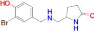 5-(((3-Bromo-4-hydroxybenzyl)amino)methyl)pyrrolidin-2-one