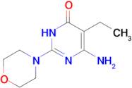 6-Amino-5-ethyl-2-morpholinopyrimidin-4(3h)-one