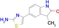 5-(2-Aminothiazol-4-yl)-3-methylindolin-2-one