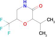 2-Isopropyl-6-(trifluoromethyl)morpholin-3-one