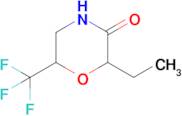 2-Ethyl-6-(trifluoromethyl)morpholin-3-one