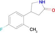 4-(4-Fluoro-2-methylphenyl)pyrrolidin-2-one