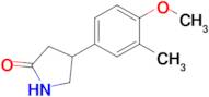 4-(4-Methoxy-3-methylphenyl)pyrrolidin-2-one