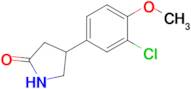 4-(3-Chloro-4-methoxyphenyl)pyrrolidin-2-one