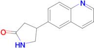 4-(Quinolin-6-yl)pyrrolidin-2-one