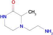 4-(2-Aminoethyl)-3-methylpiperazin-2-one