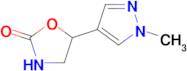 5-(1-Methyl-1h-pyrazol-4-yl)oxazolidin-2-one